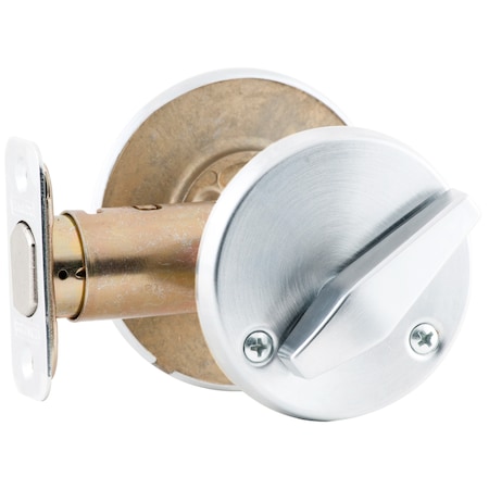 Schlage Grade 2, Door Bolt w/ Interior Rose, Keyless, US26, Rectangle Stk B581 625